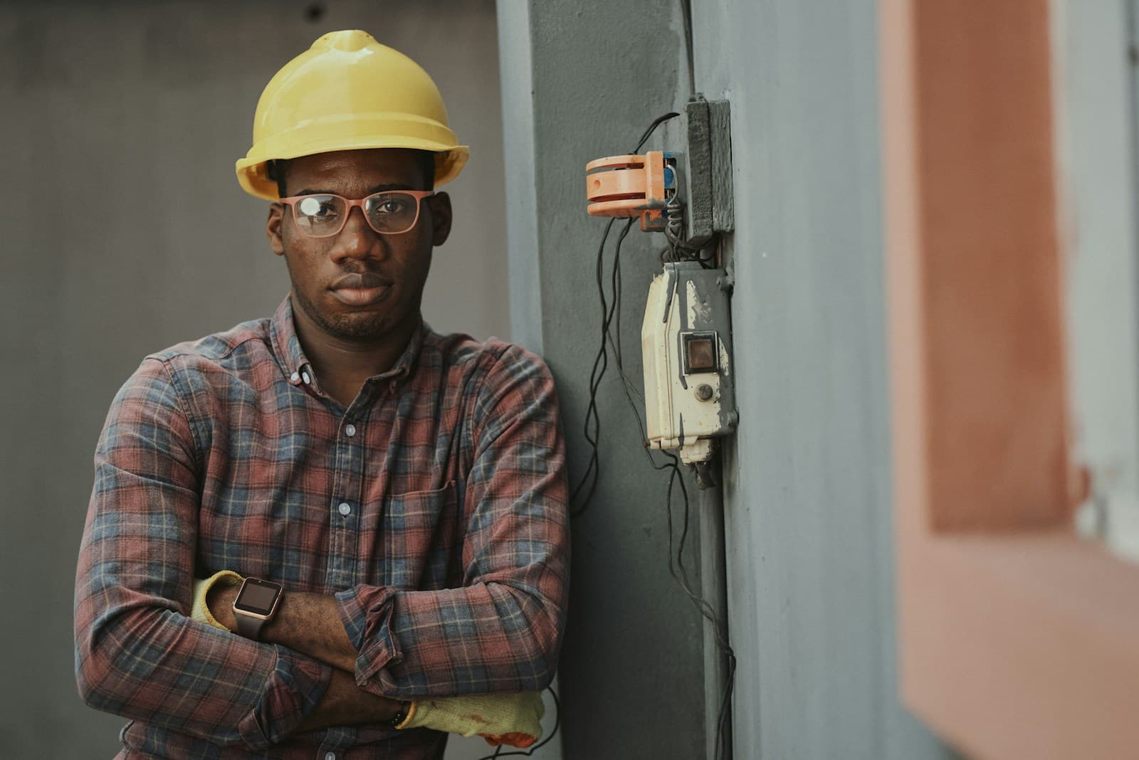 Electrical maintenance work in a property