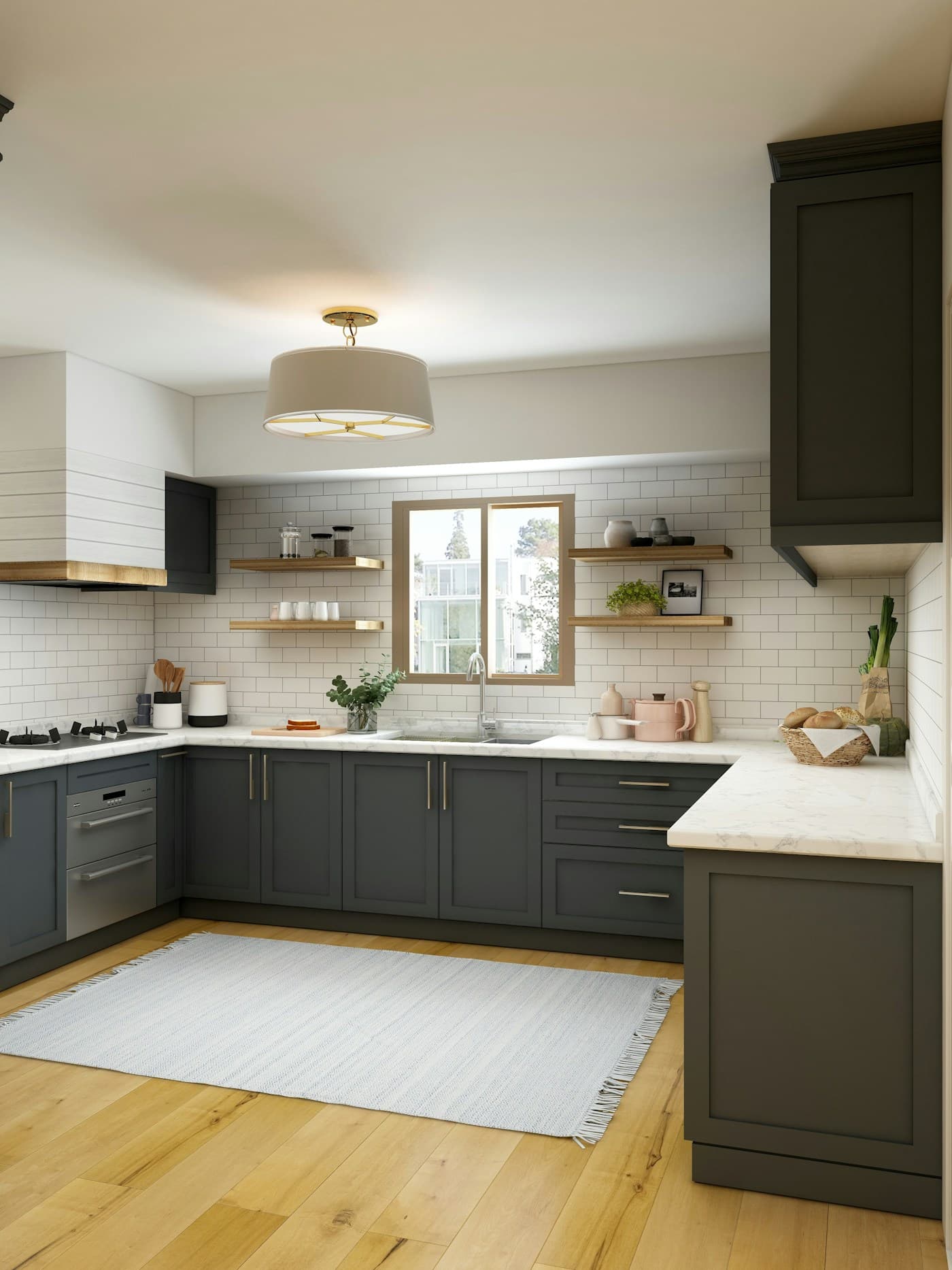 Modern kitchen installation